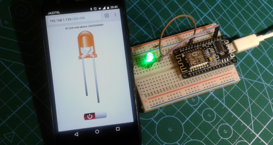 PRÁCTICA 3: Servidor WEB modo STATION con procesador ESP– Encendido y apagado de un LED