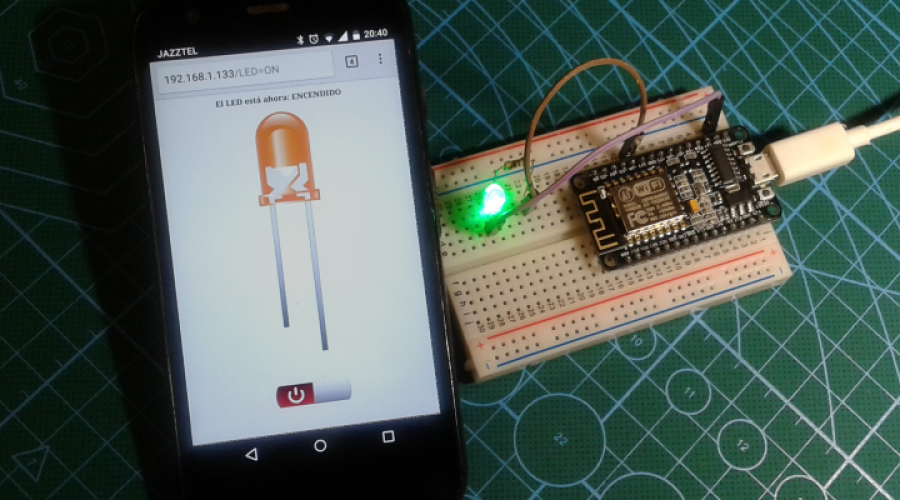 PRÁCTICA 3: Servidor WEB modo STATION con procesador ESP– Encendido y apagado de un LED